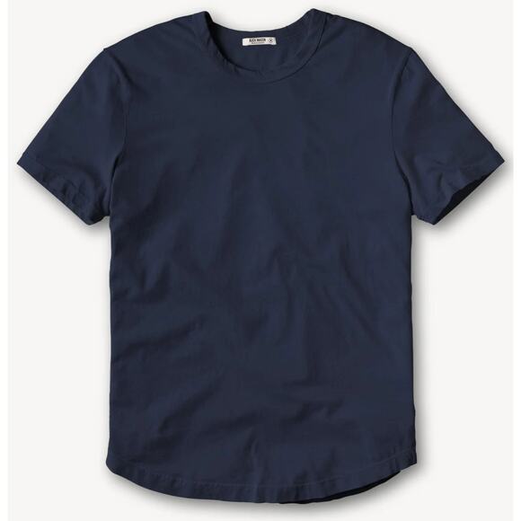 Buck Mason Men's Pima Cotton Curved Hem Crewneck Made in USA Tee T-Shirt - Picture 1 of 1